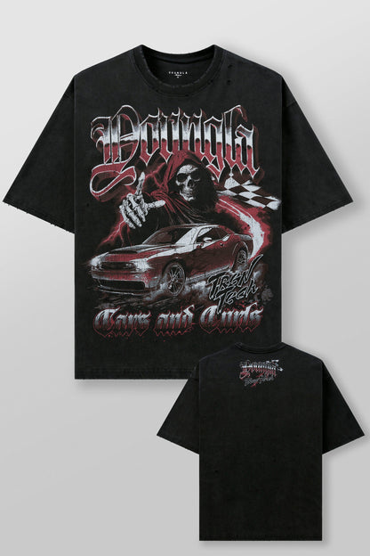 YoungLA Cars and Curls Tee - Hell Ride - PREORDER