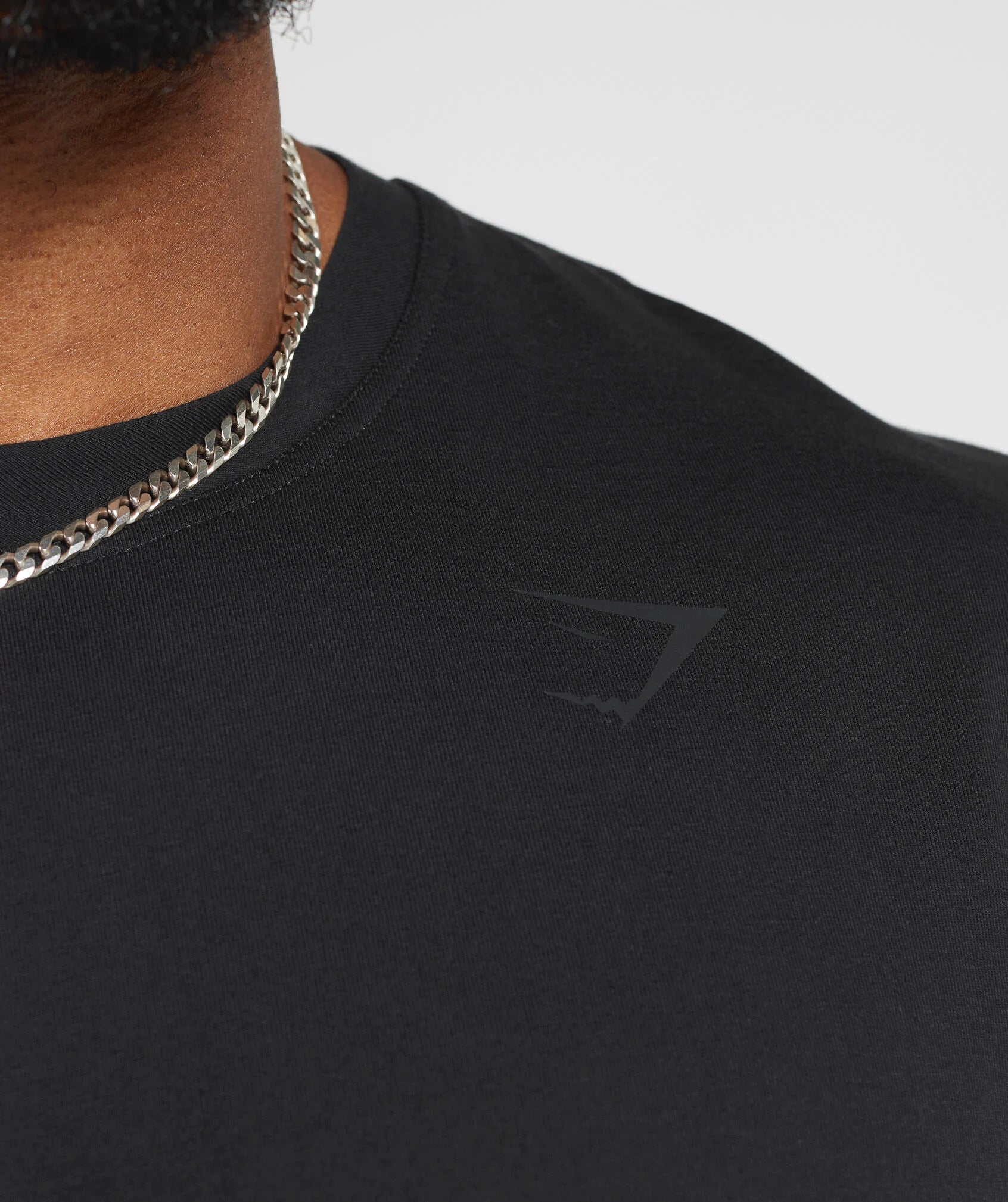 Gymshark Power T-Shirt Black/Asphalt Grey