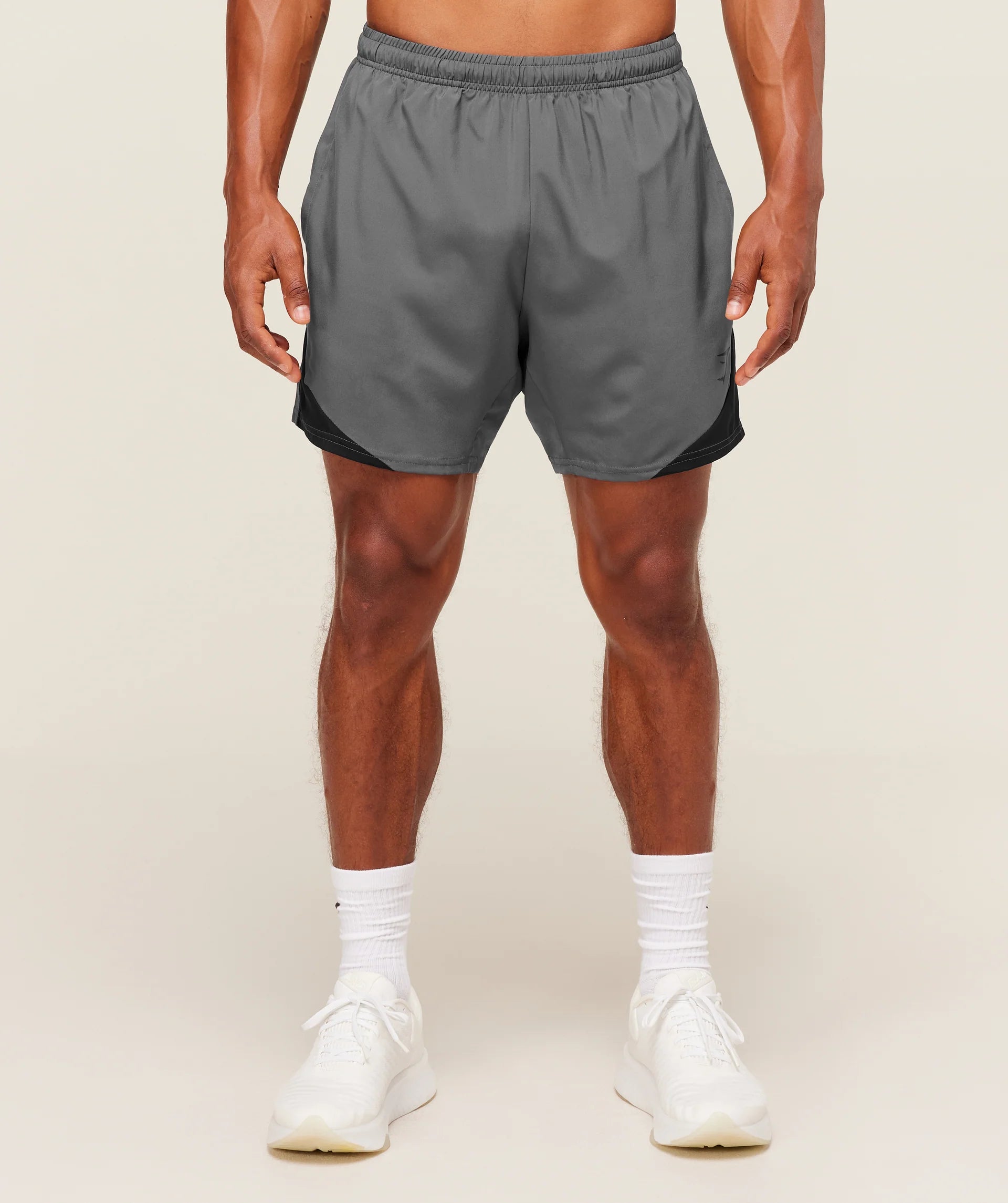 Gymshark Arrival Block Shorts - Dark Grey