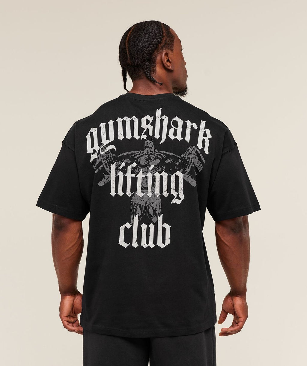 Gymshark Lifting Club Black/Pebble Grey