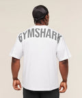 Gymshark Power T-Shirt White/Grey