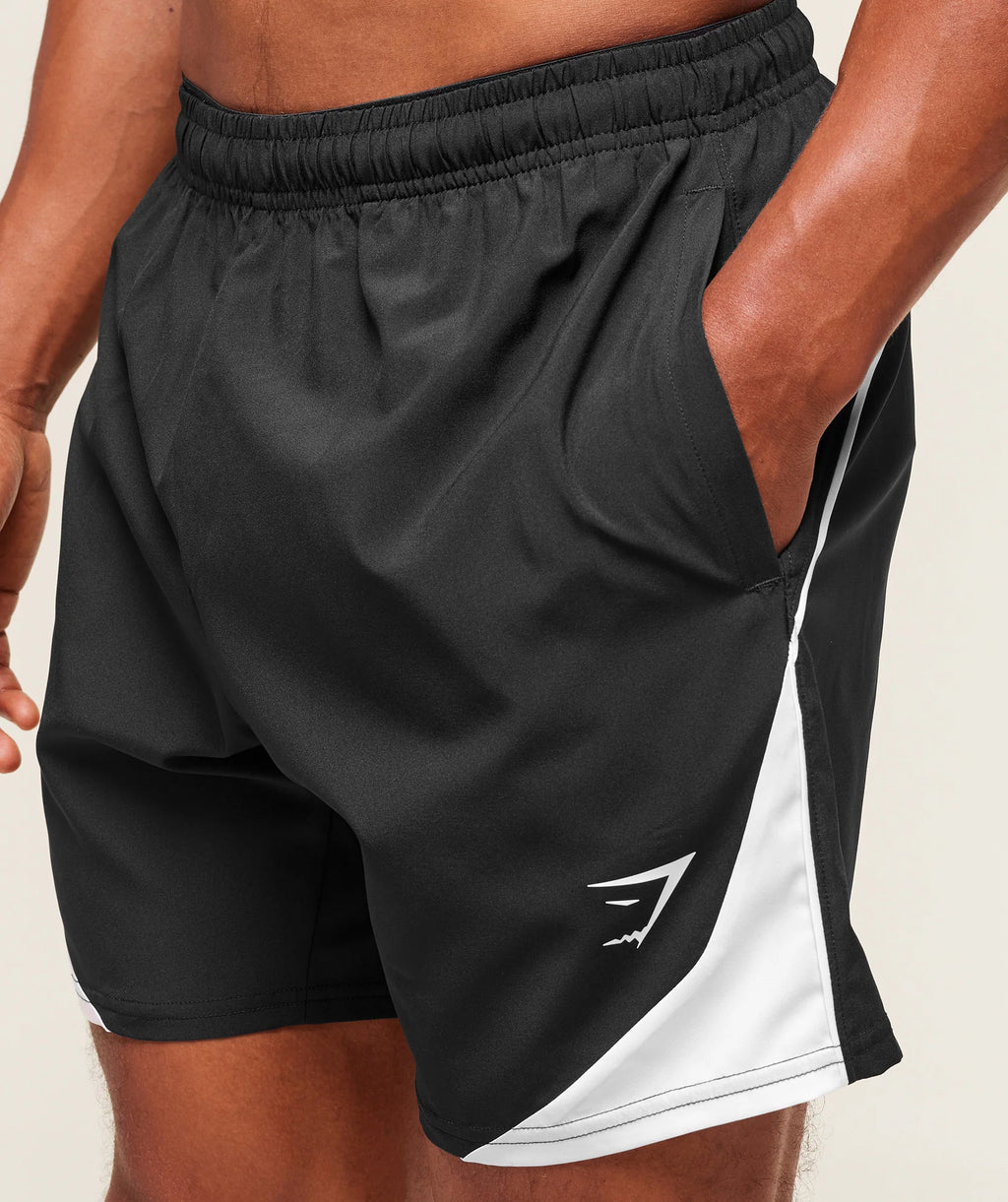 Gymshark Arrival Block Shorts - Black