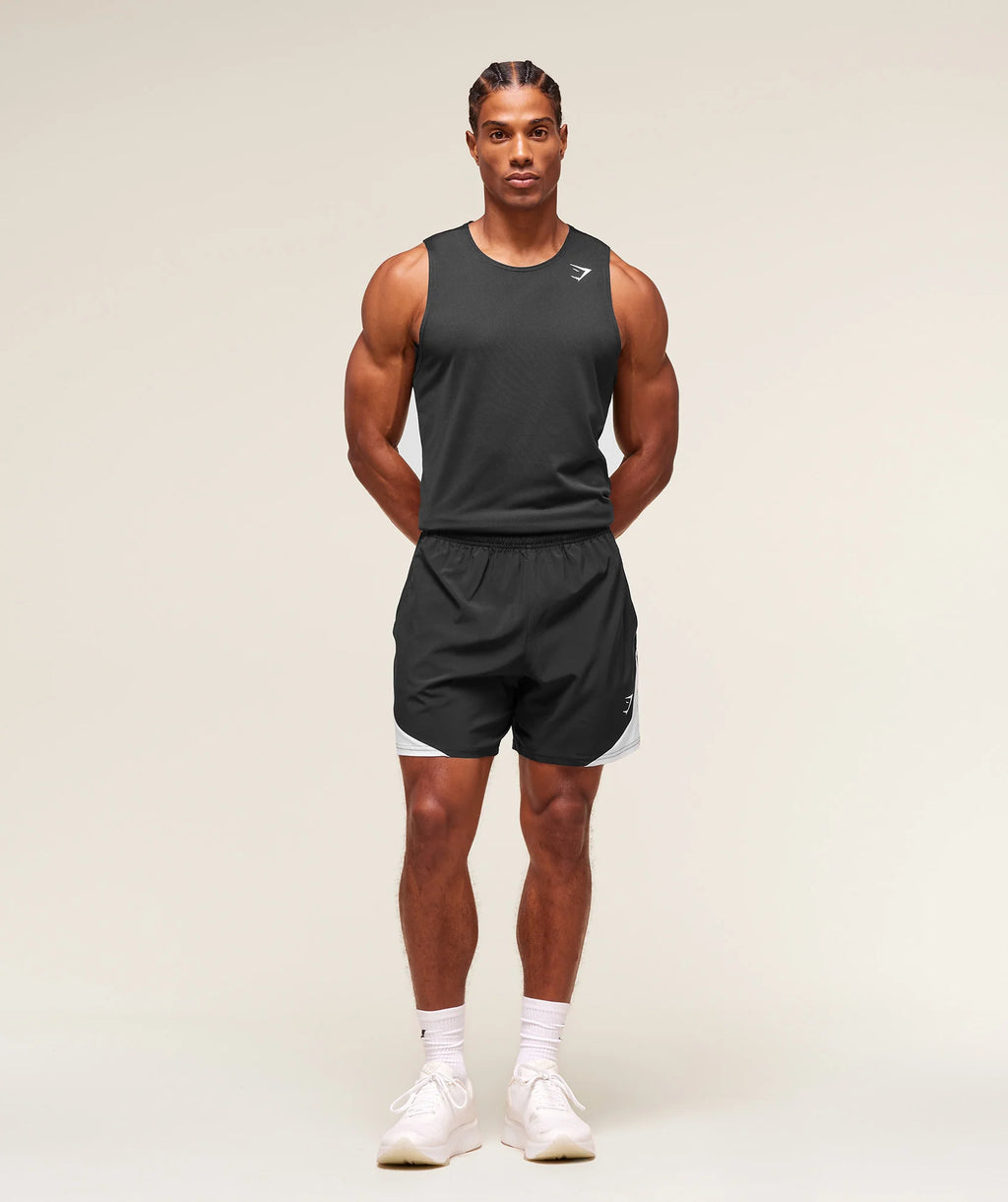 Gymshark Arrival Block Shorts - Black