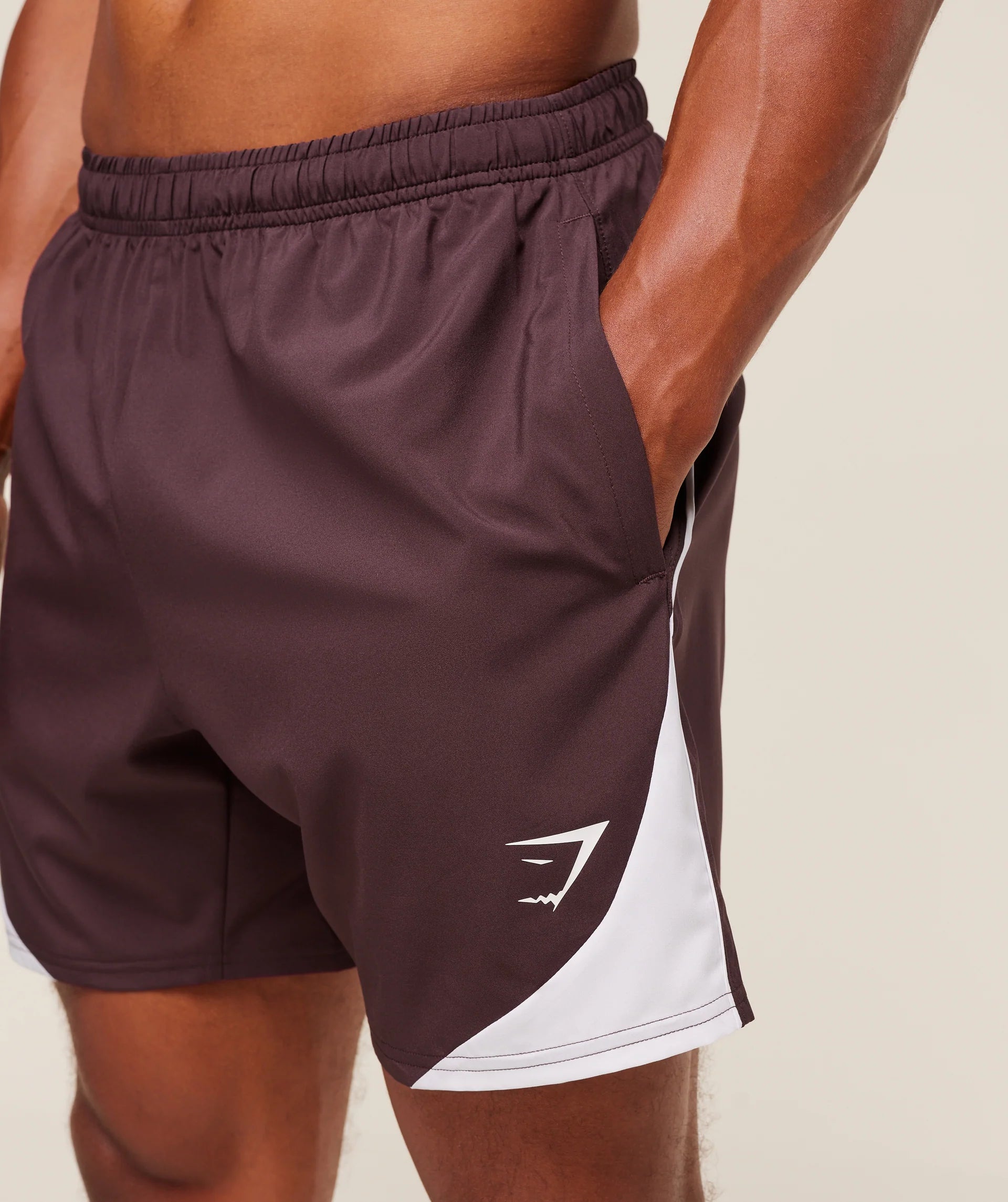 Gymshark Arrival Block Shorts - Cherry Purple