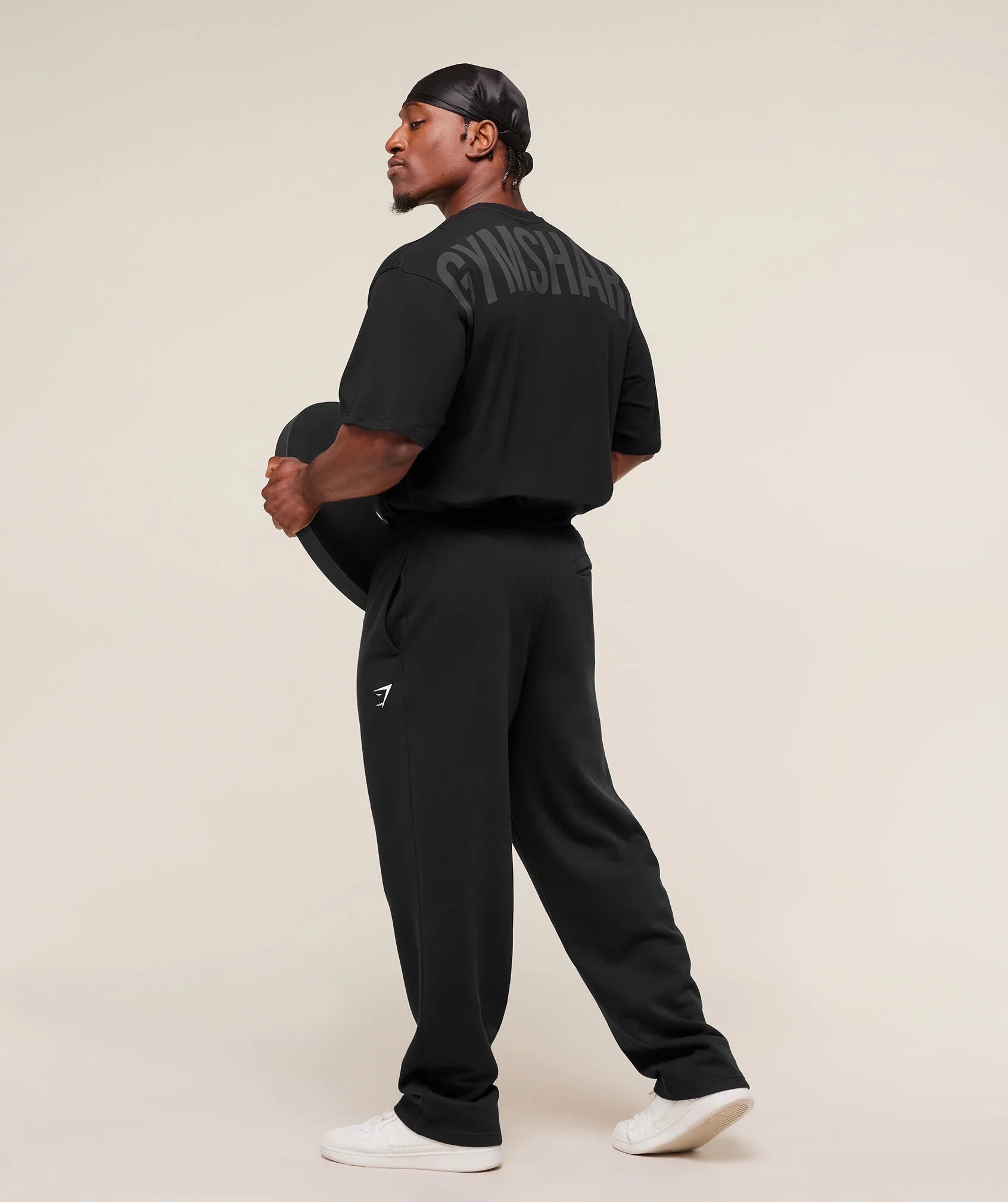 Gymshark Power T-Shirt Black/Asphalt Grey