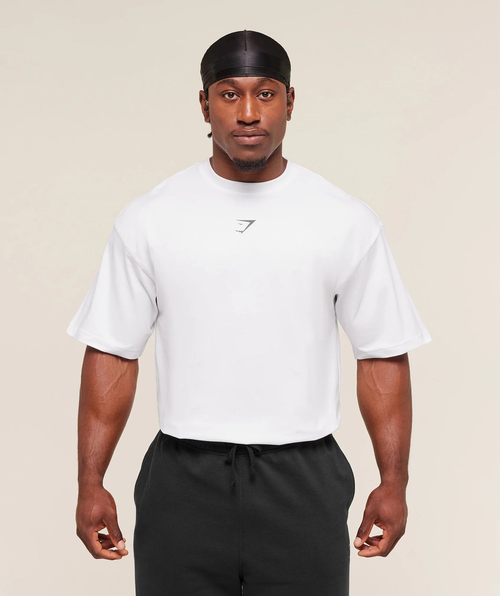 Gymshark Power T-Shirt White/Grey