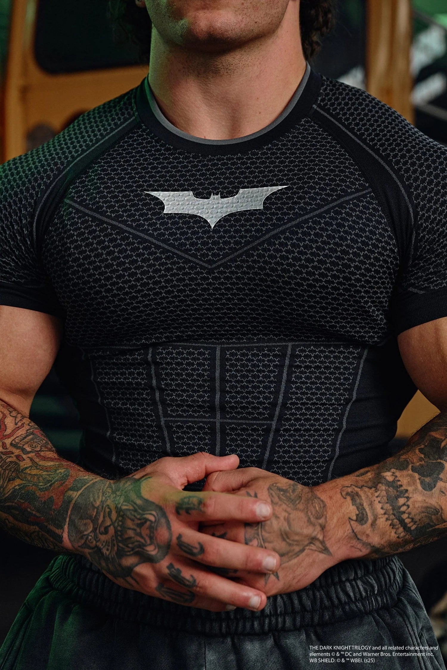 YoungLA Batman Compression Shirt - Black